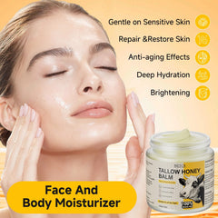 BIETCR fast-absorbing balm texture on skin suggesting lightweight hydration.