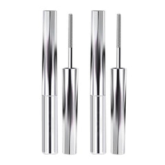 Biewals Iron Wand Mascara curved brush lifts and defines lashes.