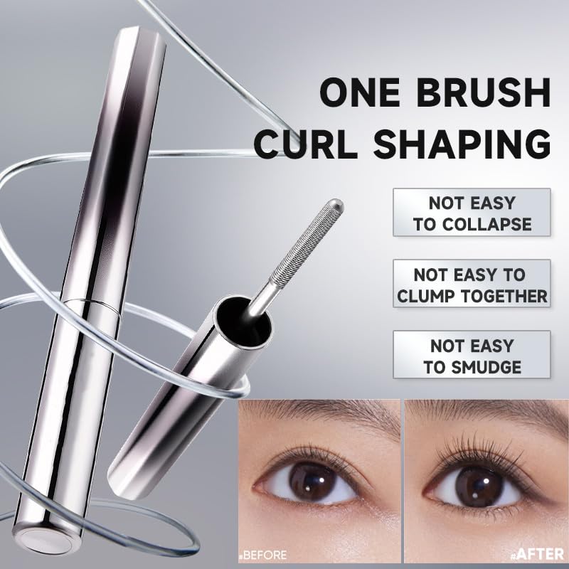 Biewals Iron Wand Mascara smudge-proof formula stays put all day.