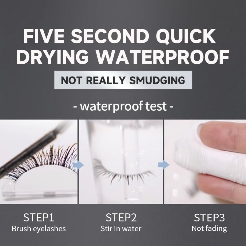 Biewals Iron Wand Mascara washable metal brush cleans easily with water.