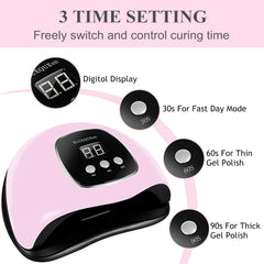 BIGBEAR UV Light for Nails compact size fits desks and vanities