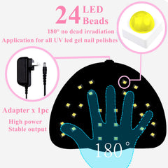 BIGBEAR UV Light for Nails digital timer display enables precise session control