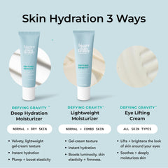 Cream applied near the under-eye delivering a smooth, refreshed appearance.