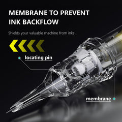 BIGWASP no-backflow membrane protects the machine from ink.