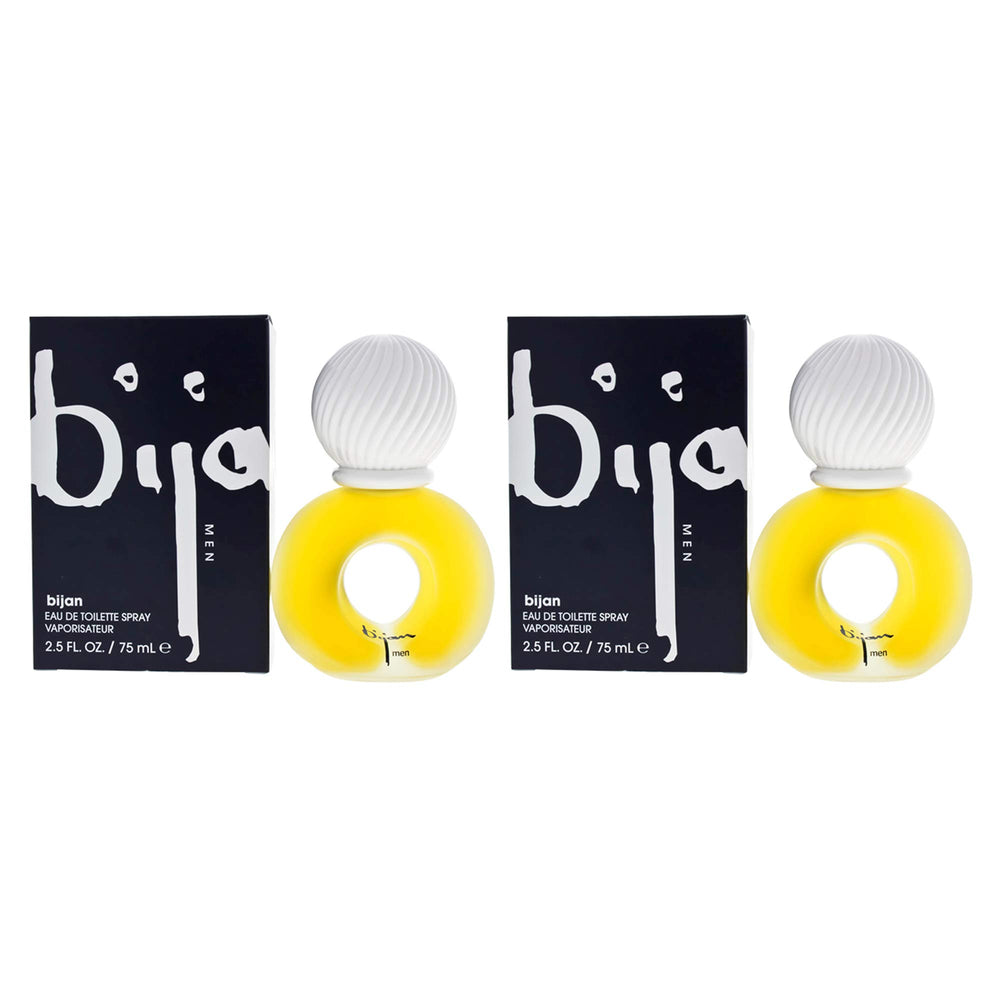 Bijan Eau de Toilette bottle top view for men, long-lasting scent for daily wear