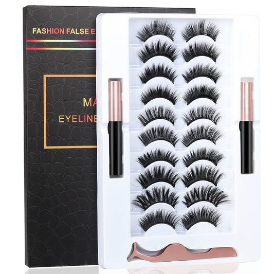 BILEYCHA Upgrade 3D magnetic eyelashes for a natural daily look