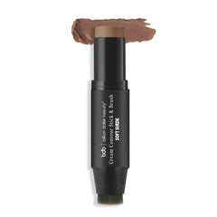 Billion Dollar Brows Lip & Cheek Stick Soft Suede swatch for everyday color.