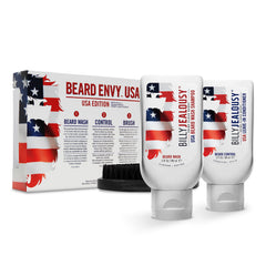 Billy Jealousy Beard Wash 3oz bottle cleanses and detangles for silky, manageable beard.