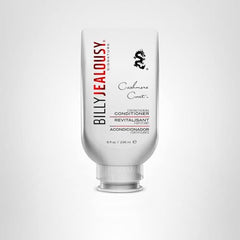 Billy Jealousy Cashmere Coat hair after use—shiny, healthy-looking hair with added volume.