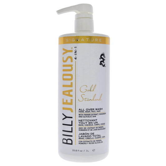 Billy Jealousy Gold Standard allover wash bottle for head-to-toe cleansing