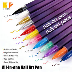 Bimiubimiu easy-use nail art marker simplifies art creation.
