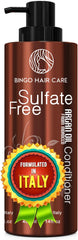 BINGO Hair Care Moroccan Argan Oil Conditioner bottle promoting shine and smoothness
