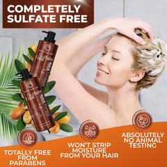 BINGO HAIR CARE sulfate-free shampoo bottle view for gentle cleansing