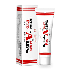 Bio Mystery Retinol Pro 0.05 night cream ingredients closeup.