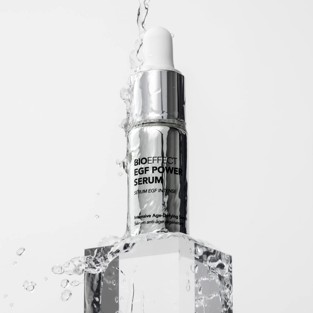 BIOEFFECT EGF Power Serum 15 mL bottle is travel-friendly and lightweight.