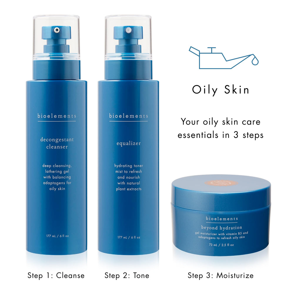 Bioelements Beyond Hydration packaging communicates clean science and spa-grade results.