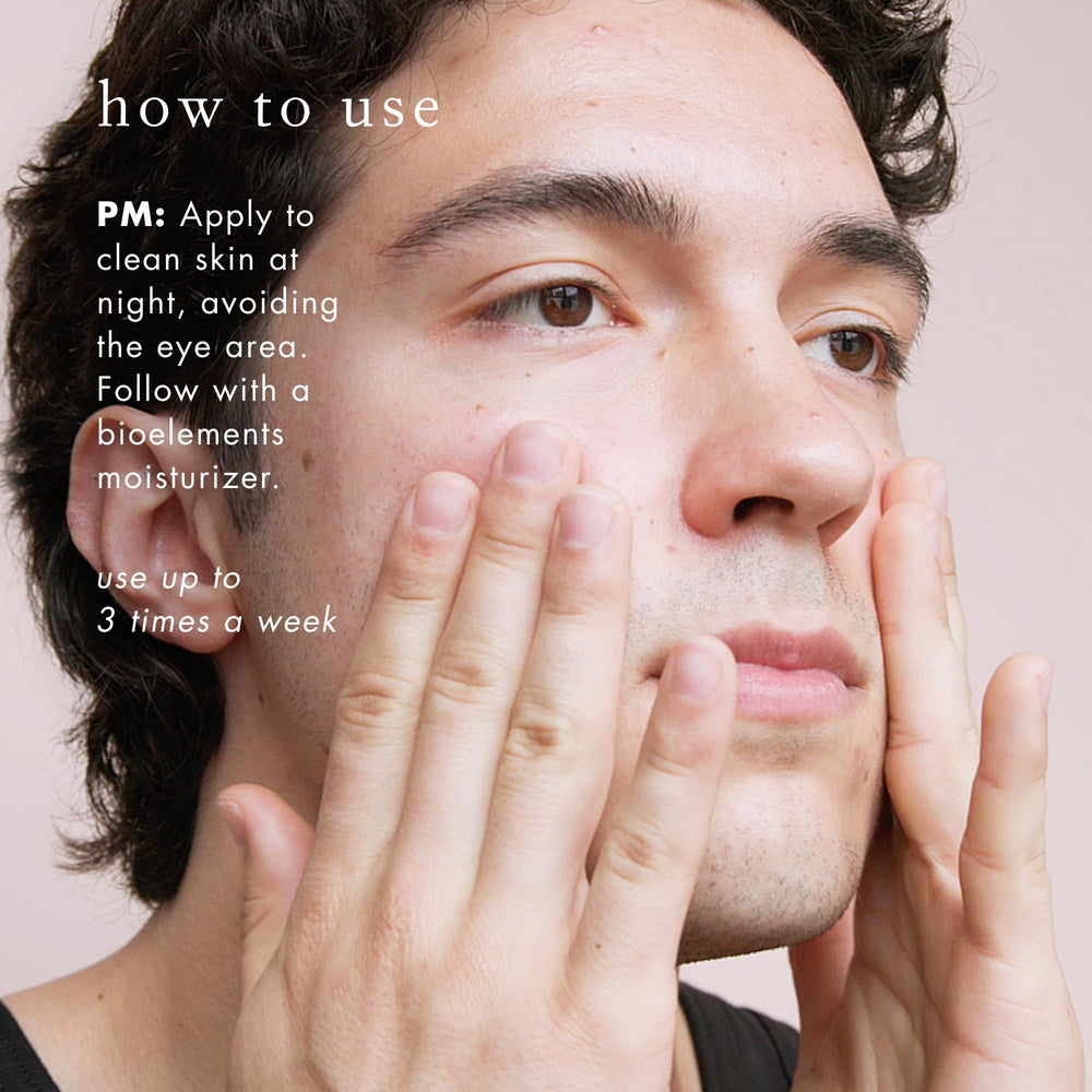 Bioelements Peel Breaker on illuminated face demonstrating brighter-looking skin