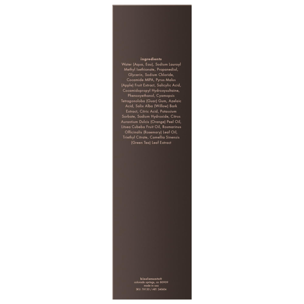 Applying Bioelements Pore Thing during a gentle facial massage