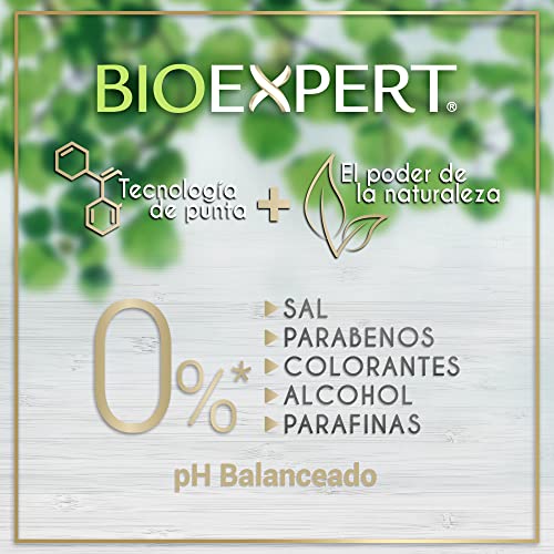 Bioexpert Keratin 2in1 packaging side highlights sustainable design
