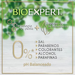 Bioexpert Keratin 2in1 packaging side highlights sustainable design