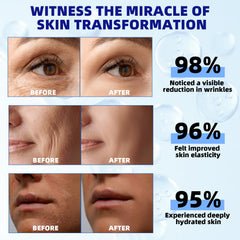 Bioglossy serum highlighting squalane and hyaluronic acid hydration.