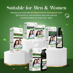BIOGREEN ROOTS suitable for all hair types and textures