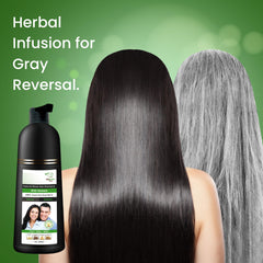 BIOGREEN ROOTS color-rich shampoo lather for even coverage.