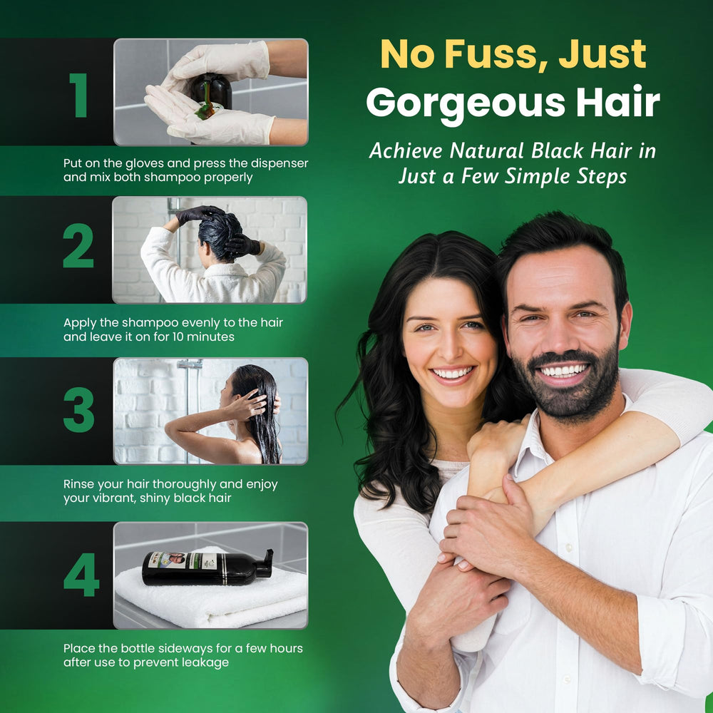 BIOGREEN ROOTS herbal botanicals such as ginger and ginseng for nourished-looking hair.