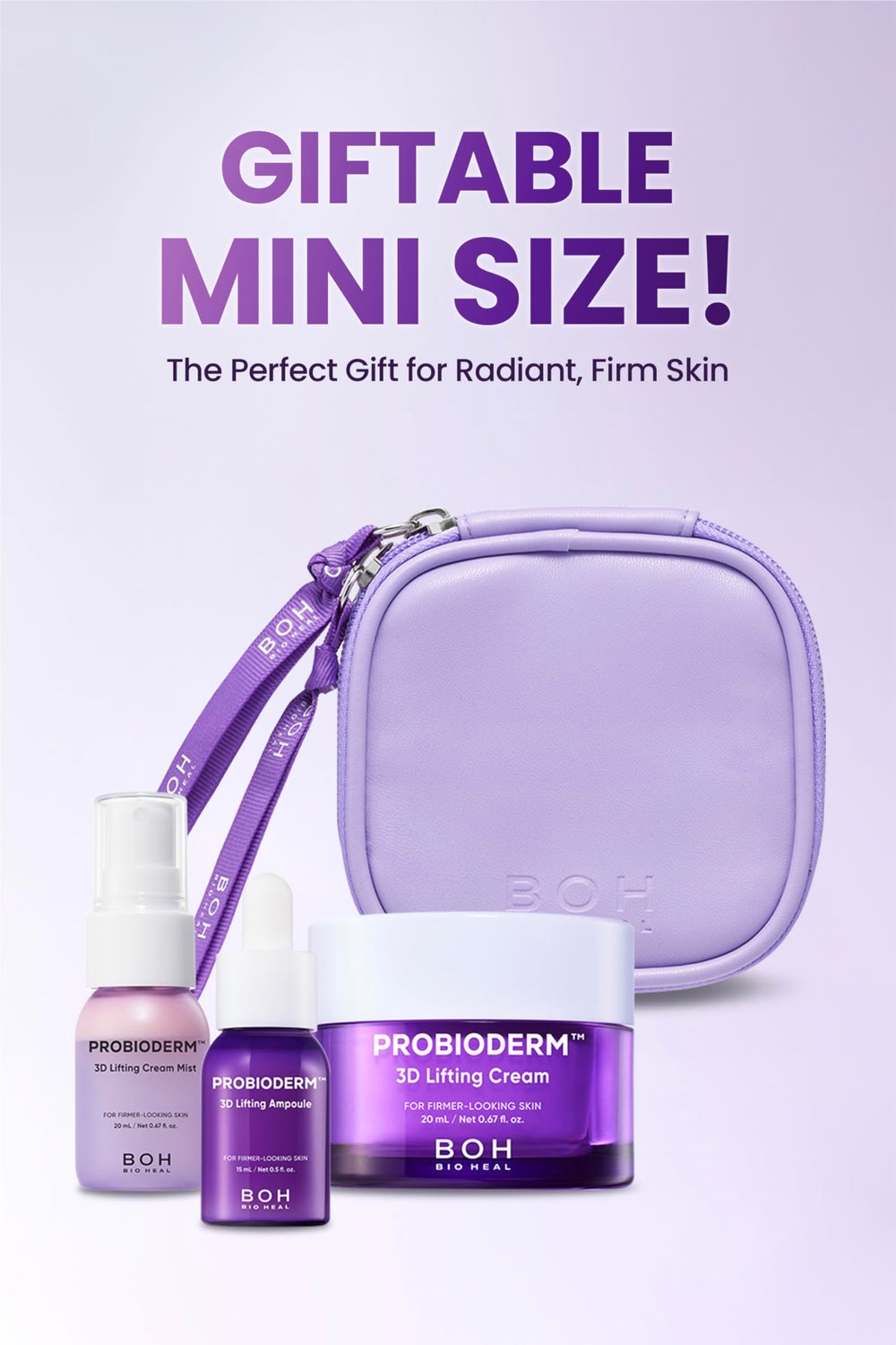 BIOHEAL BOH Probioderm 3D Lifting daily-use kit for travel or bedside care