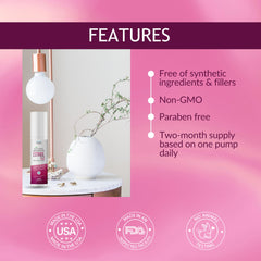 BIOLABS PRO Estri Cream application demonstrates quick sink-in daily use