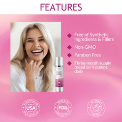BIOLABS PRO UltraSpa cream pump dispensing a controlled amount for easy use.