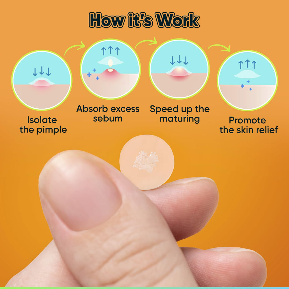 BIORICA invisible patches on the face provide subtle coverage.