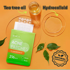 BIORICA tea tree oil patches offer refreshing feel and soothing comfort.