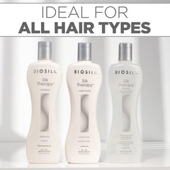 BioSilk kit front packaging suggests a complete shine routine