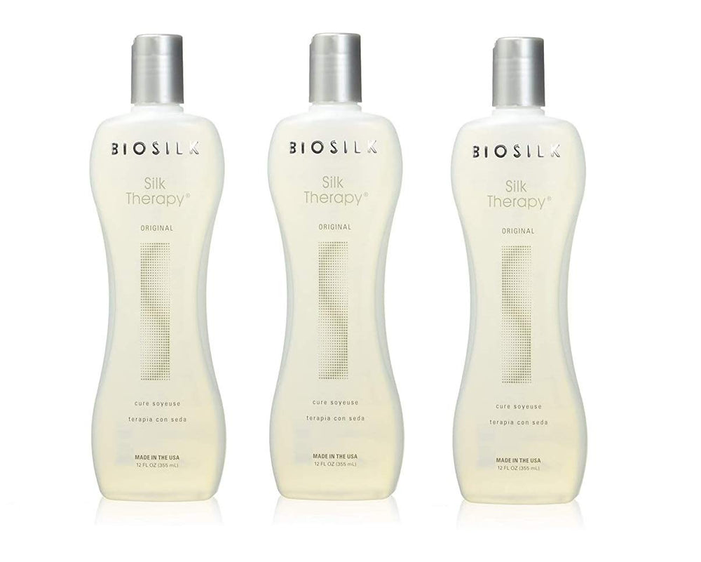 BioSilk Silk Therapy Original Cure bottle for smooth, shiny hair