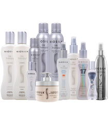 BioSilk Silk Therapy Original glossy hair after use showing radiant shine.