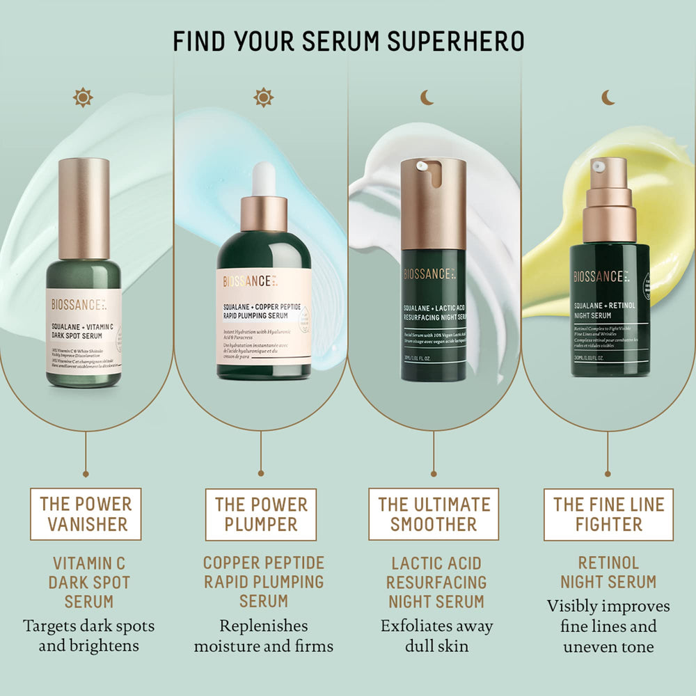 BIOSSANCE sugarcane-derived squalane texture close-up