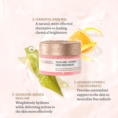 BIOSSANCE rose moisturizer enhances even tone with luminous glow