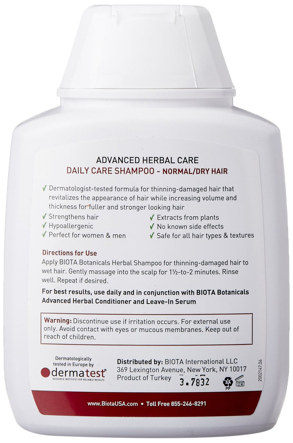 Biota Botanicals label close-up highlighting Herbal BioComplex B11 blend