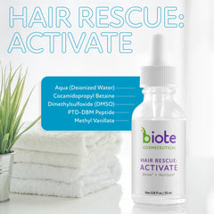 Biote Hair Rescue Activate in use scalp application promotes even distribution