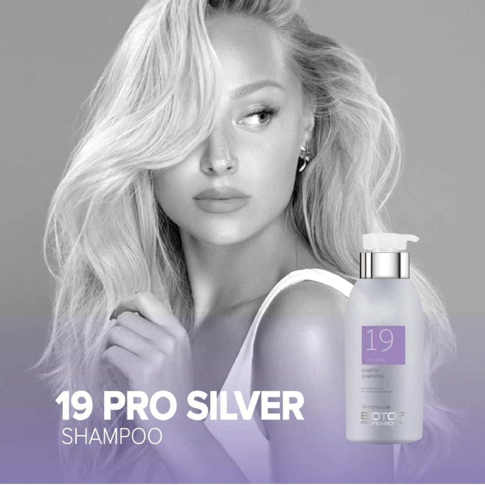 Biotop Professional 19 Pro Silver Shampoo foamy lather for vibrant blonde maintenance