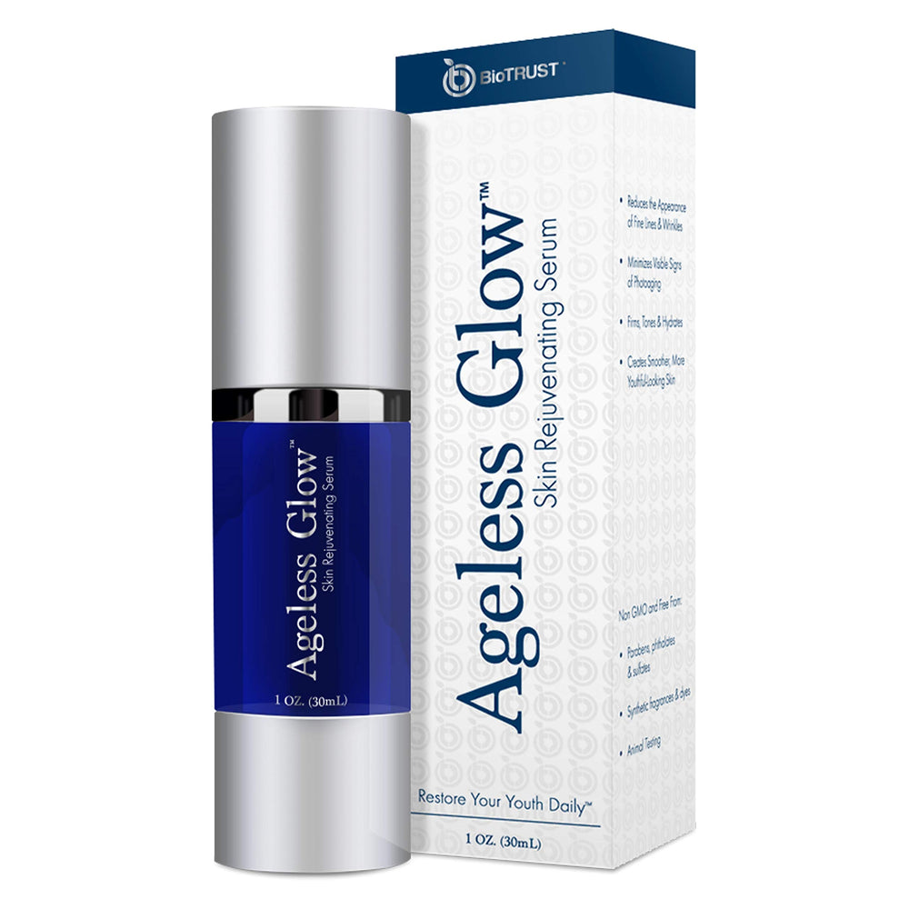 BioTrust Ageless Glow bottle front for a daily anti-aging ritual