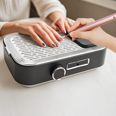 Biutee Nail Dust Collector package includes filters, adapter, and manual for quick setup.