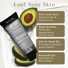 Black Girl Sunscreen application on face shows even coverage.