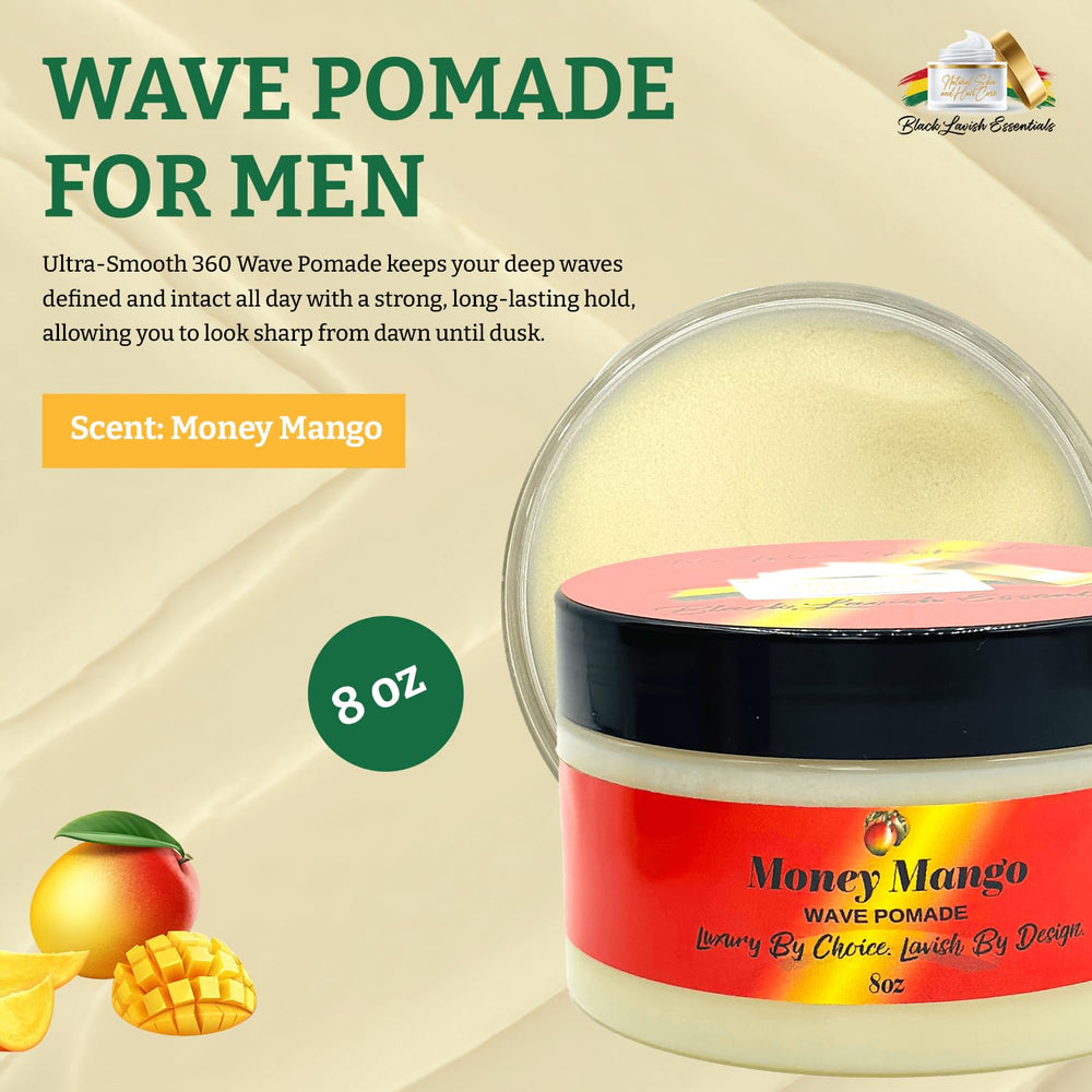 Damp hair ready for pomade application and wave pattern enhancement