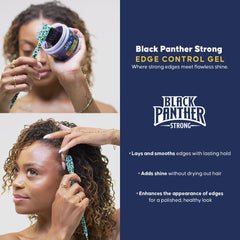 8oz Black Panther gel tube showing long-lasting hold