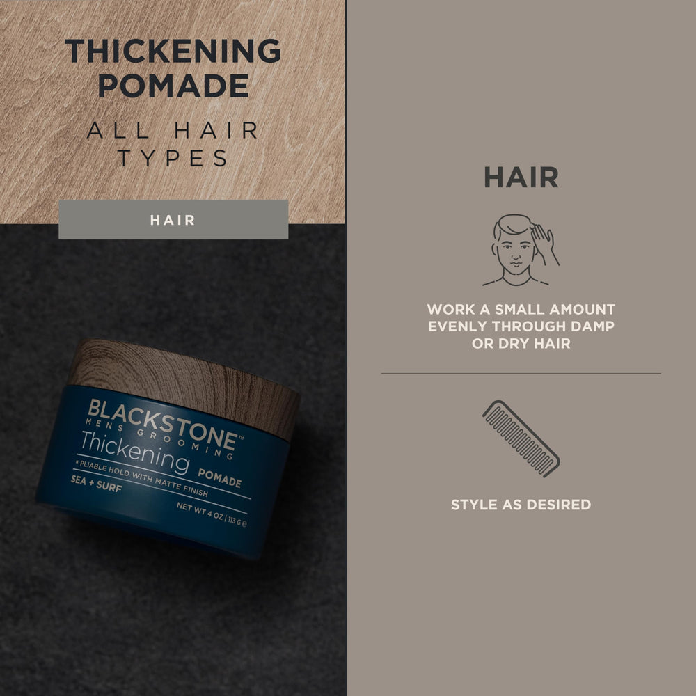 Blackstone Packaging open showing creamy formula and matte finish.