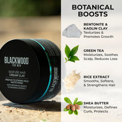 Hair with natural matte finish after styling