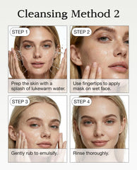 BLANC DUBU Nuborn Cell Deep Clean Spa Honey Mask face application imagery