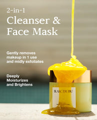 BLANC DUBU Nuborn Cell Deep Clean Spa Honey Mask jar closeup shows honey texture for gentle exfoliation